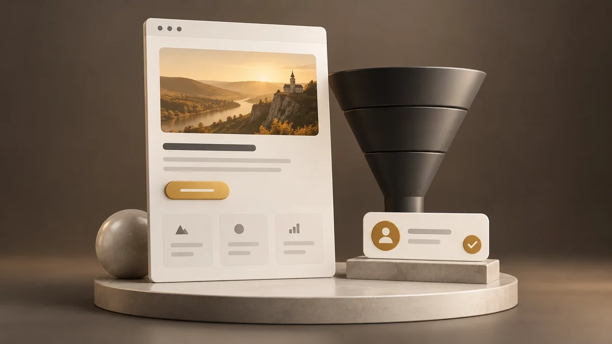 Landing page modern